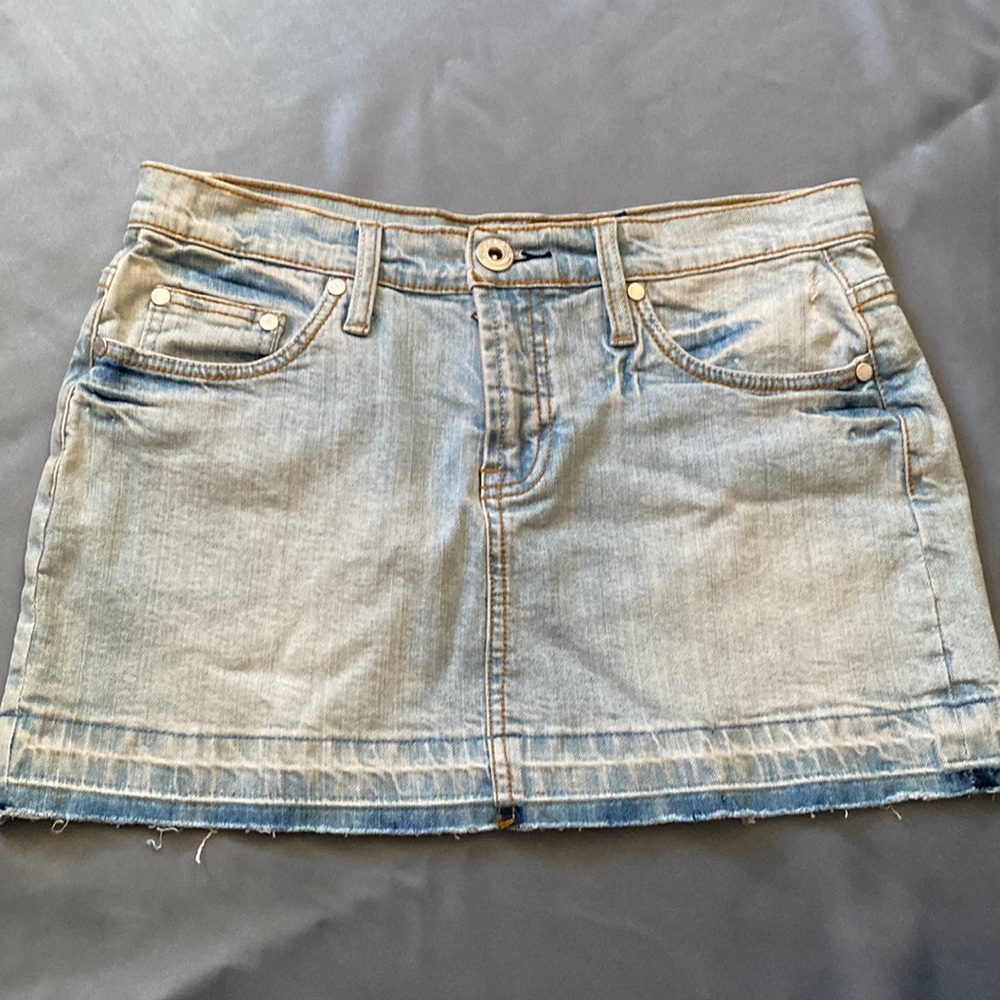 🔥 vanilla jeans  mini denim skirt # 7 women